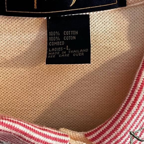 Cream Embolished Collar Polo - Picture 2 of 9